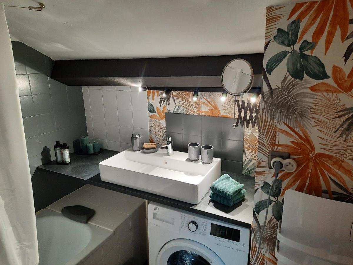 Superbe Appartement Pour 2, Au Coeur De L'Ariege! Ussat Exteriör bild