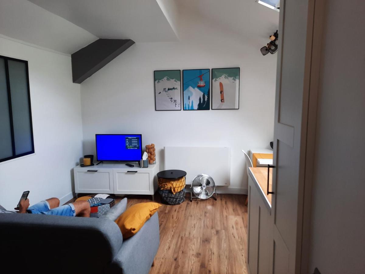 Superbe Appartement Pour 2, Au Coeur De L'Ariege! Ussat Exteriör bild