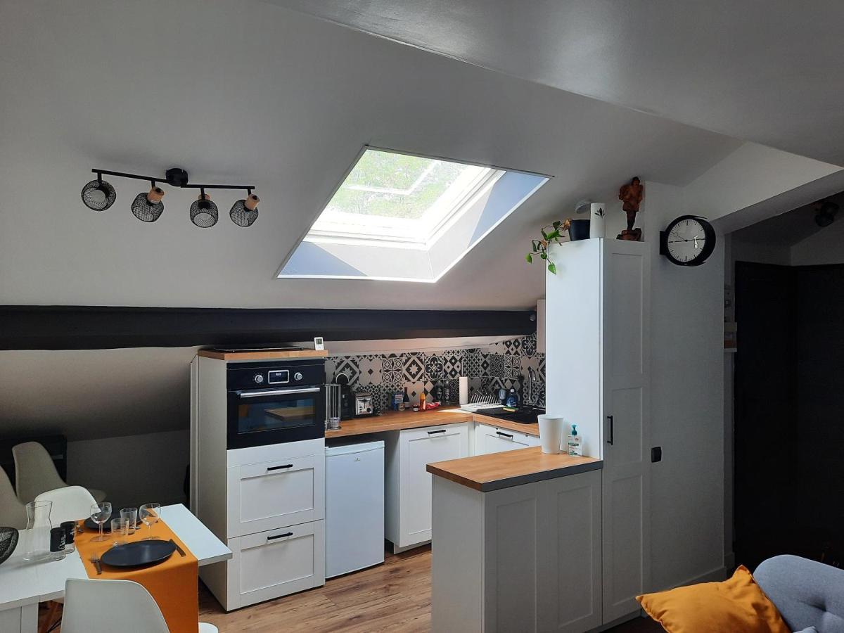 Superbe Appartement Pour 2, Au Coeur De L'Ariege! Ussat Exteriör bild